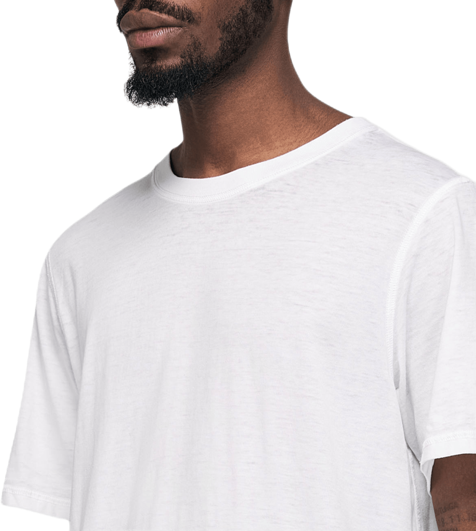 Reverse Tee Inside Out White - Bild 2