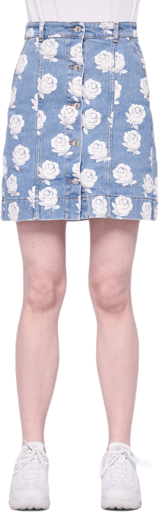 Skirt White, Female, Vaatteet, hameet ja mekot, Monivärinen, 36