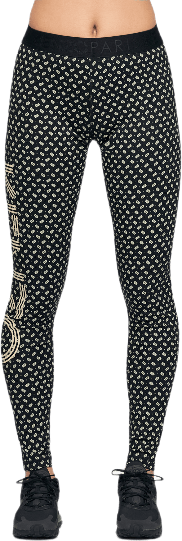 Kenzo Logo Ikat Leggings Black