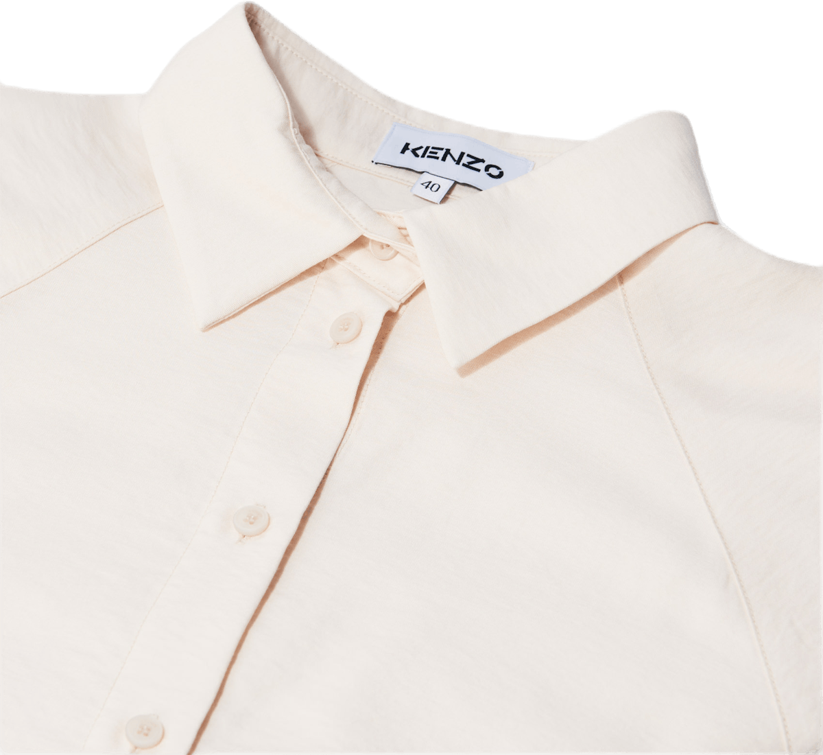 Trench Coat-style Shirt White
