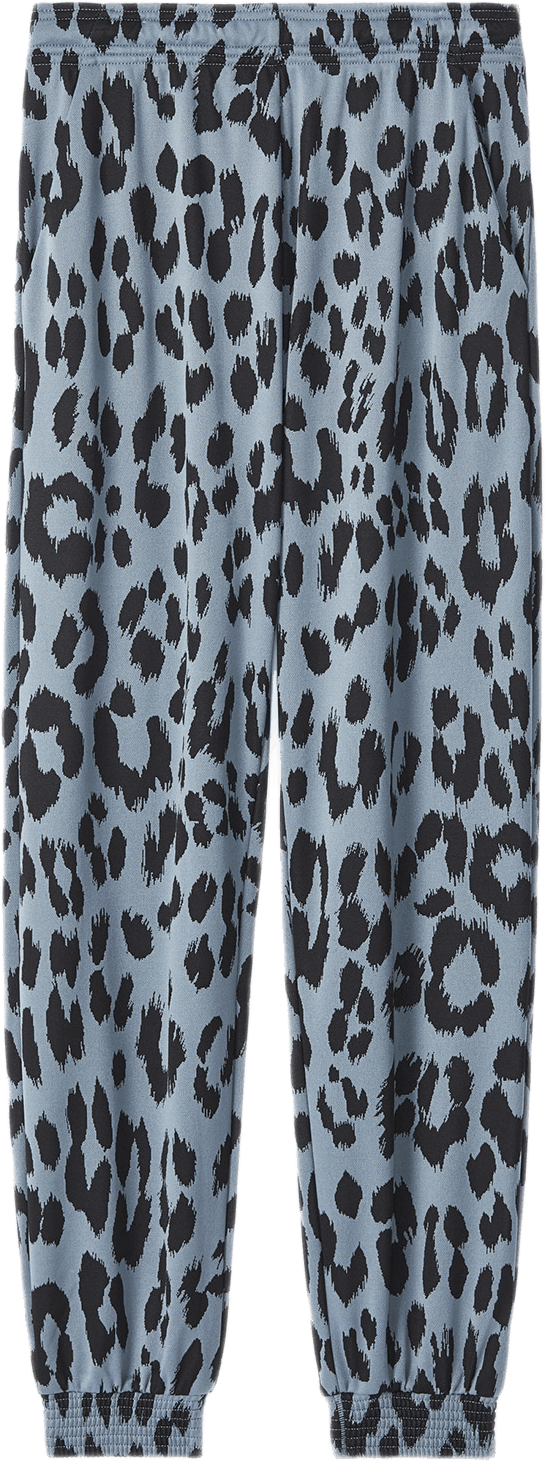 Leopard Jogging Trousers Blue