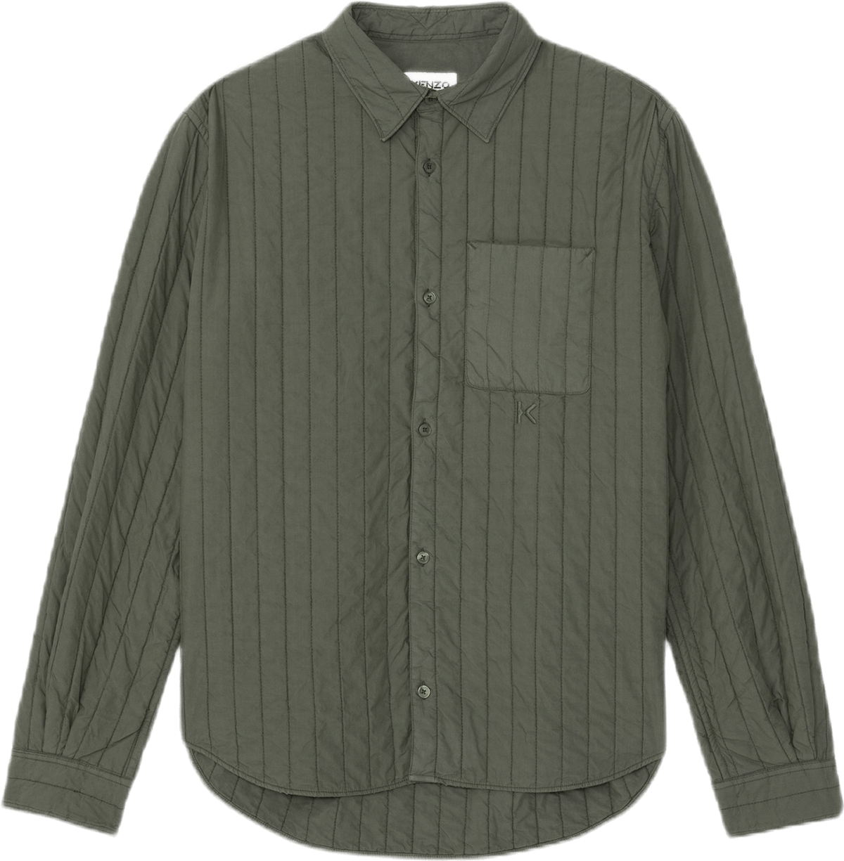 Quilted Casual Shirt Green