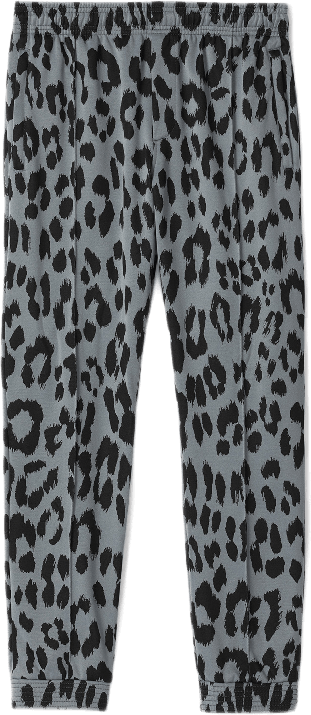 Leopard Jacquard Jogging Trous Blue, Male, Apparels, Bottoms, Blue, L