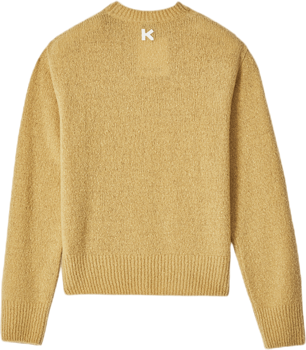 Wool Recycled Cashmere Jumper Khaki