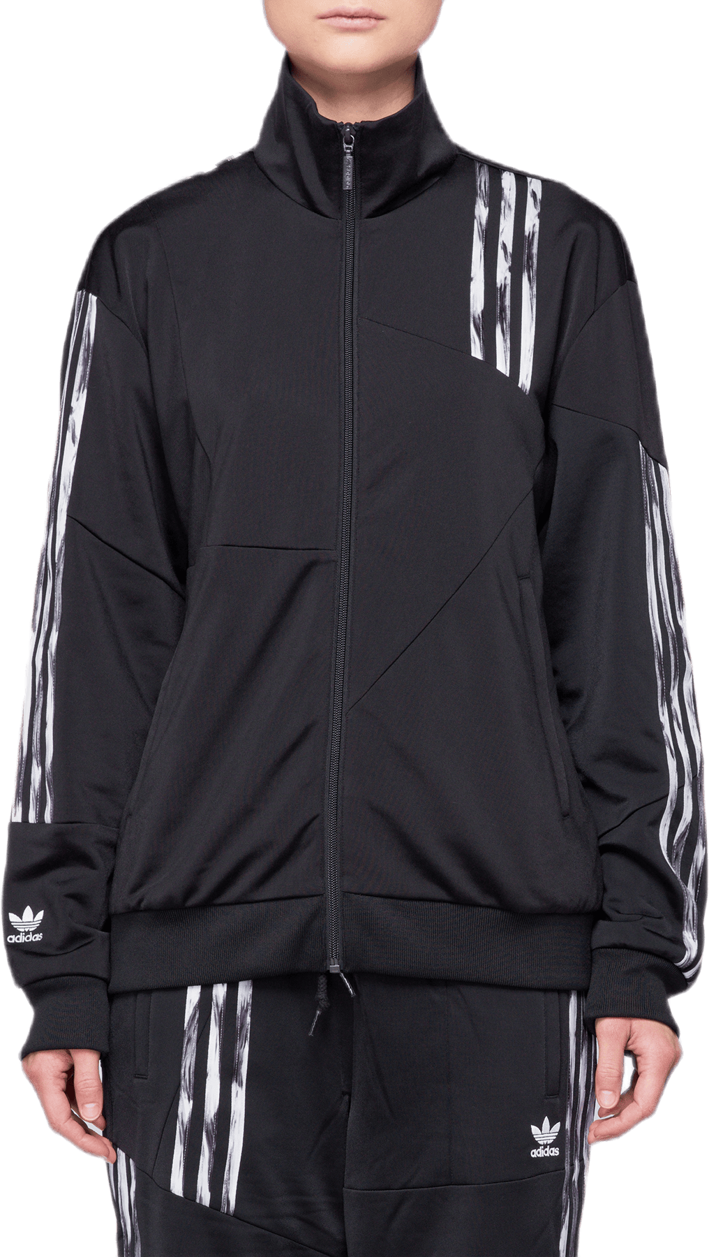 X Danielle Cathari Track Top Black
