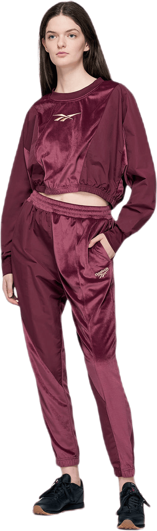 R Cl Velour Crew Red - Bild 3