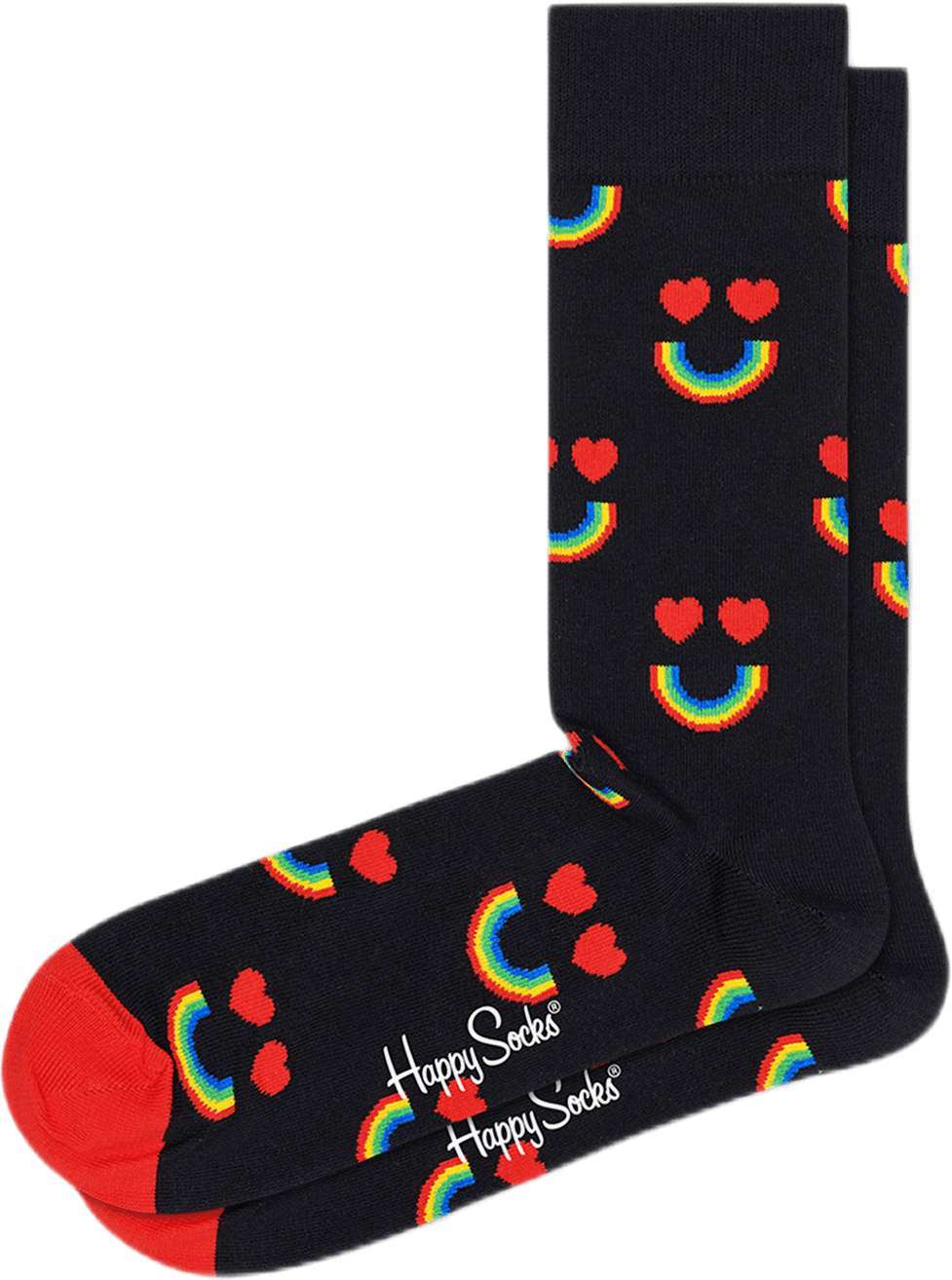Happy Rainbow Sock Multi, Unisex, Kläder, Strumpor, Flerfärgad, 41-46