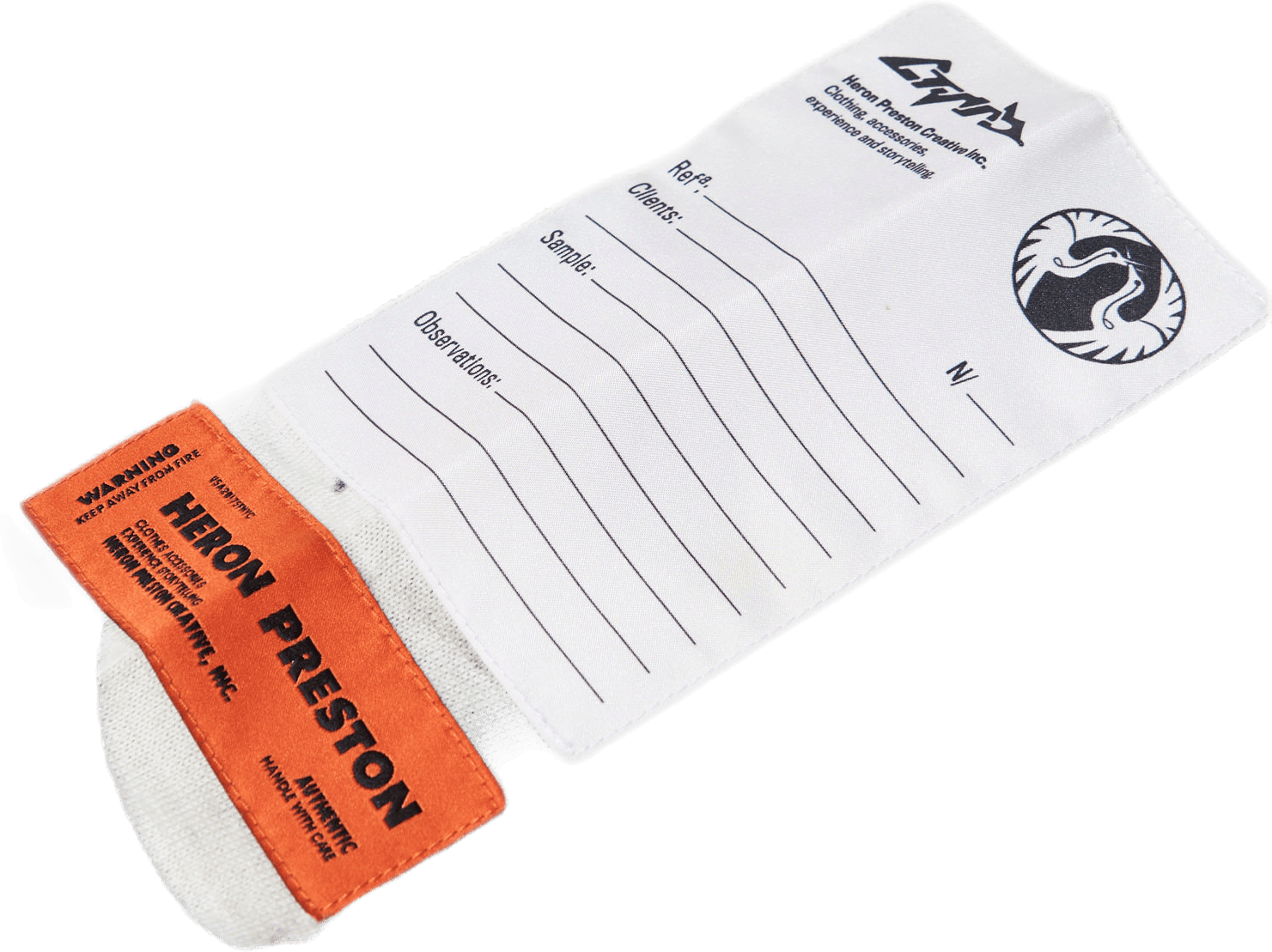 Knit Heron Panel Crewneck White - Bild 2