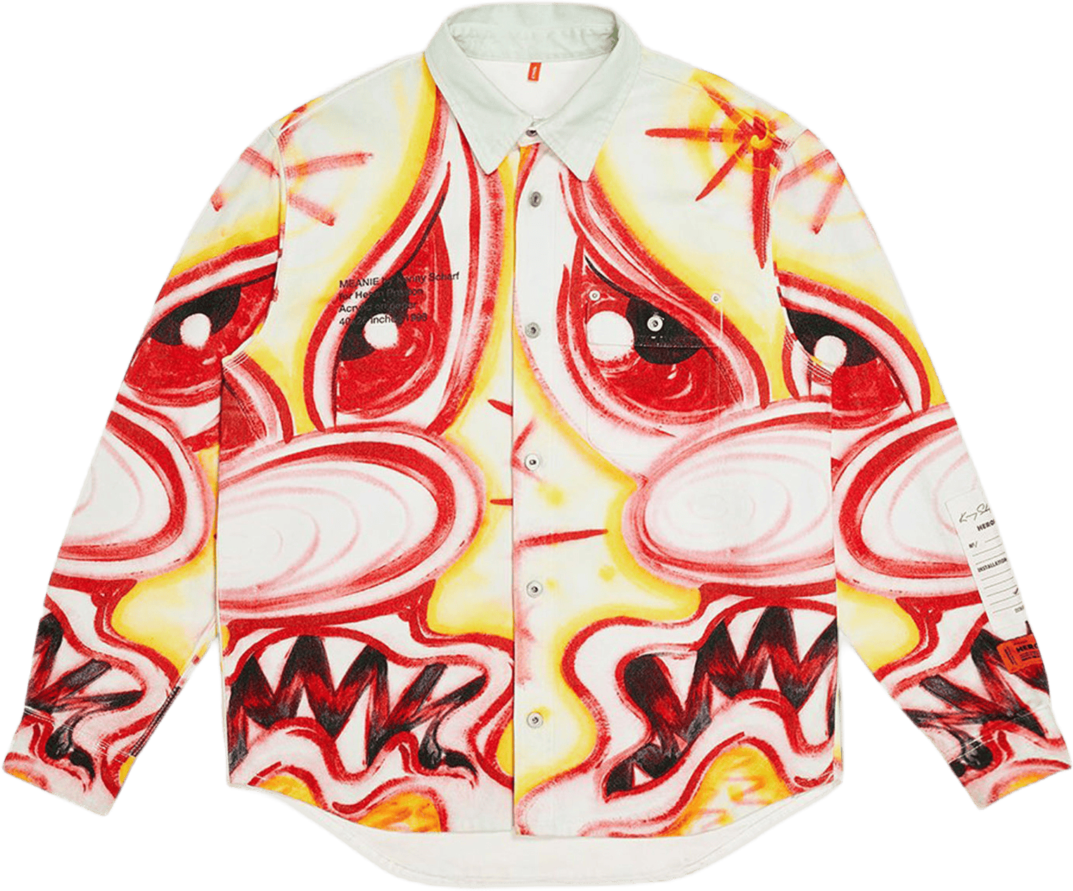 Denim Shirt Kenny Scharf White