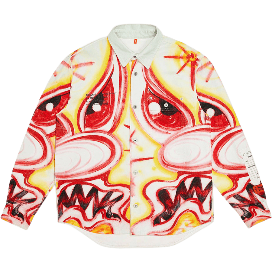 Denim Shirt Kenny Scharf White