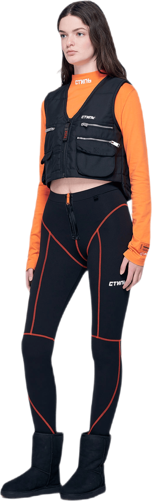 Multipockets Vest Fire Black - Bild 4