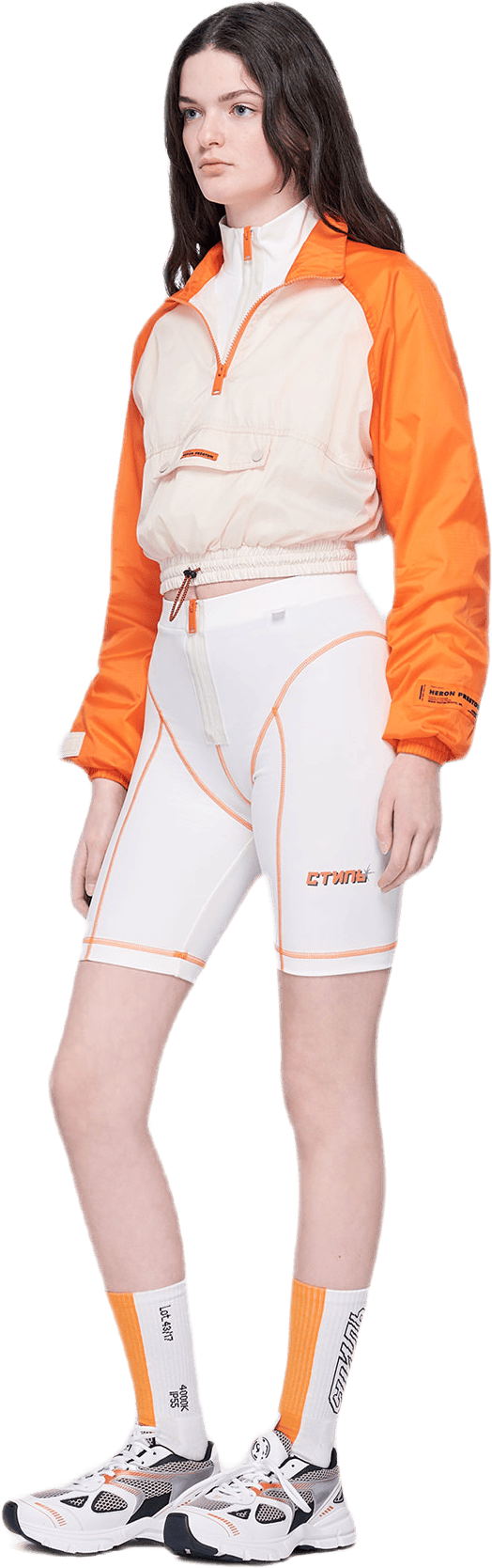 Crop Windbreaker Khaki - Bild 2