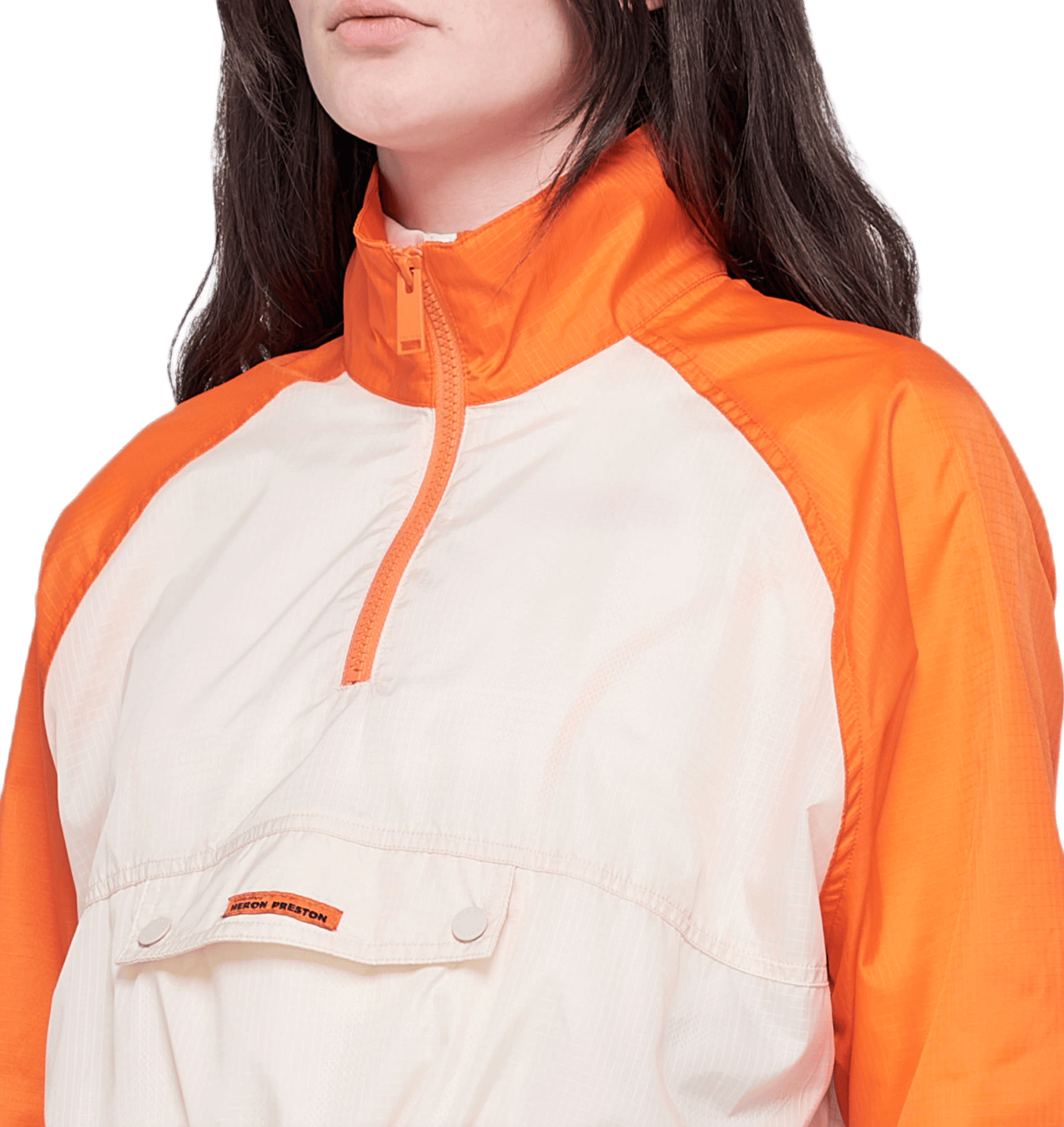 Crop Windbreaker Khaki - Bild 3