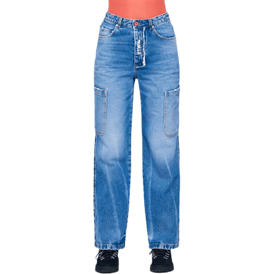 Baggy 5-pockets Jeans Blue