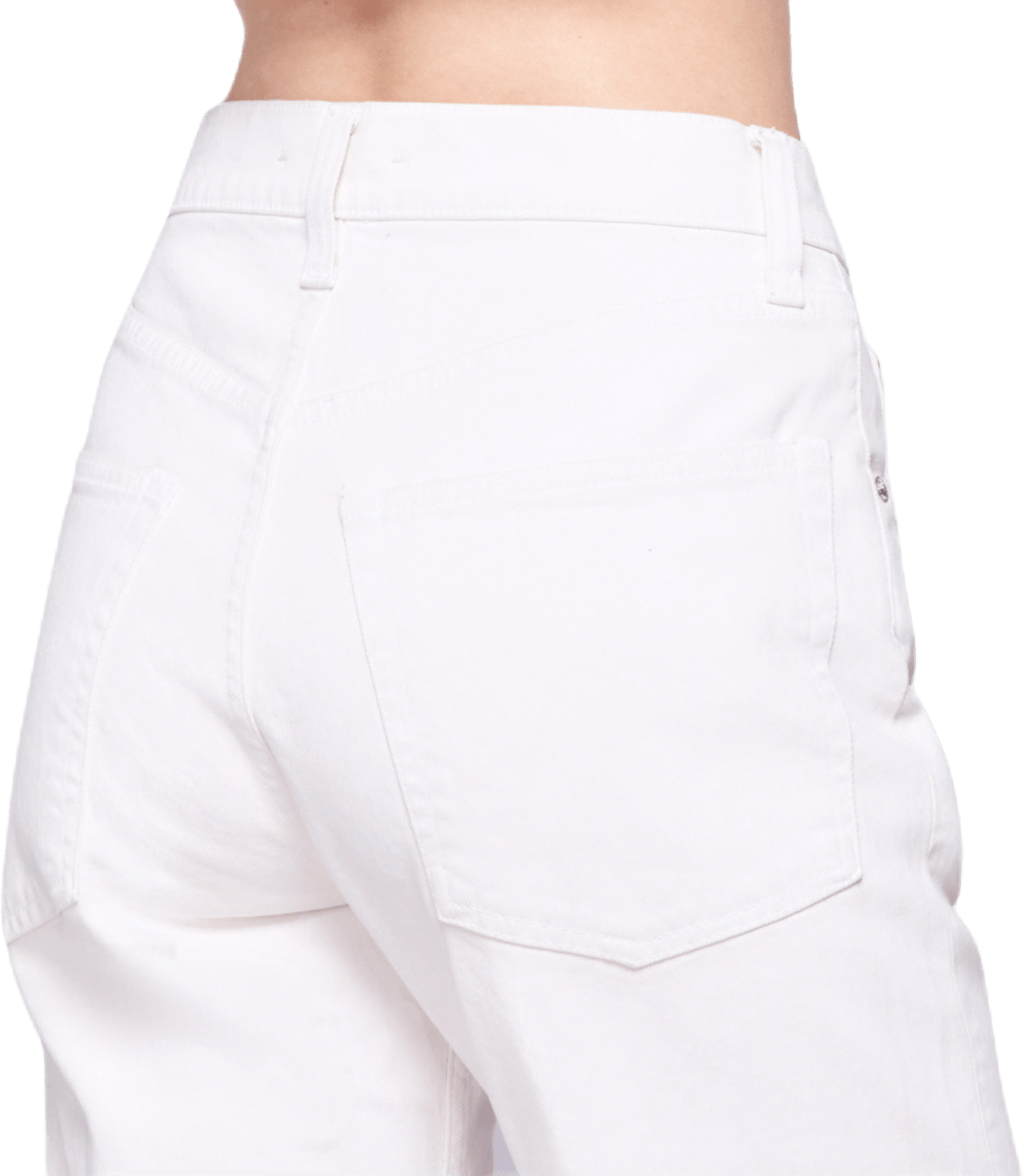 Masc Hi Straight Pants White - Bild 2