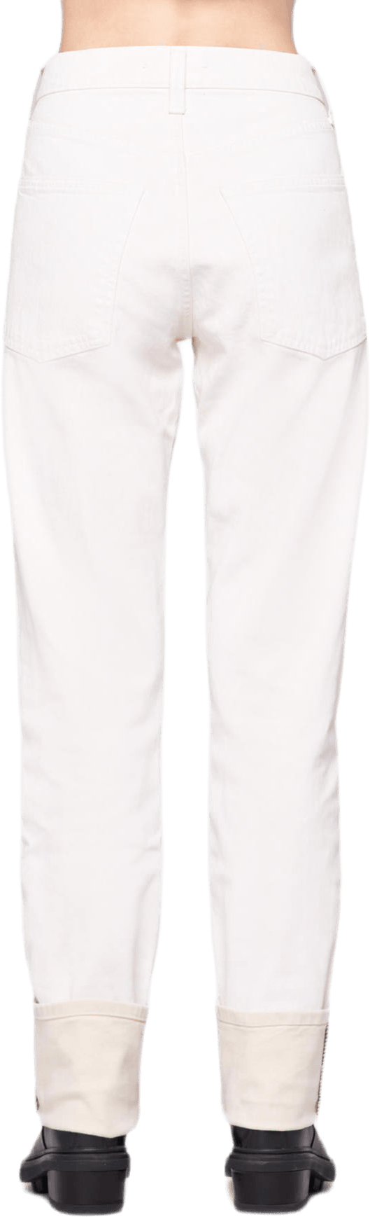 Masc Hi Straight Pants White - Bild 4