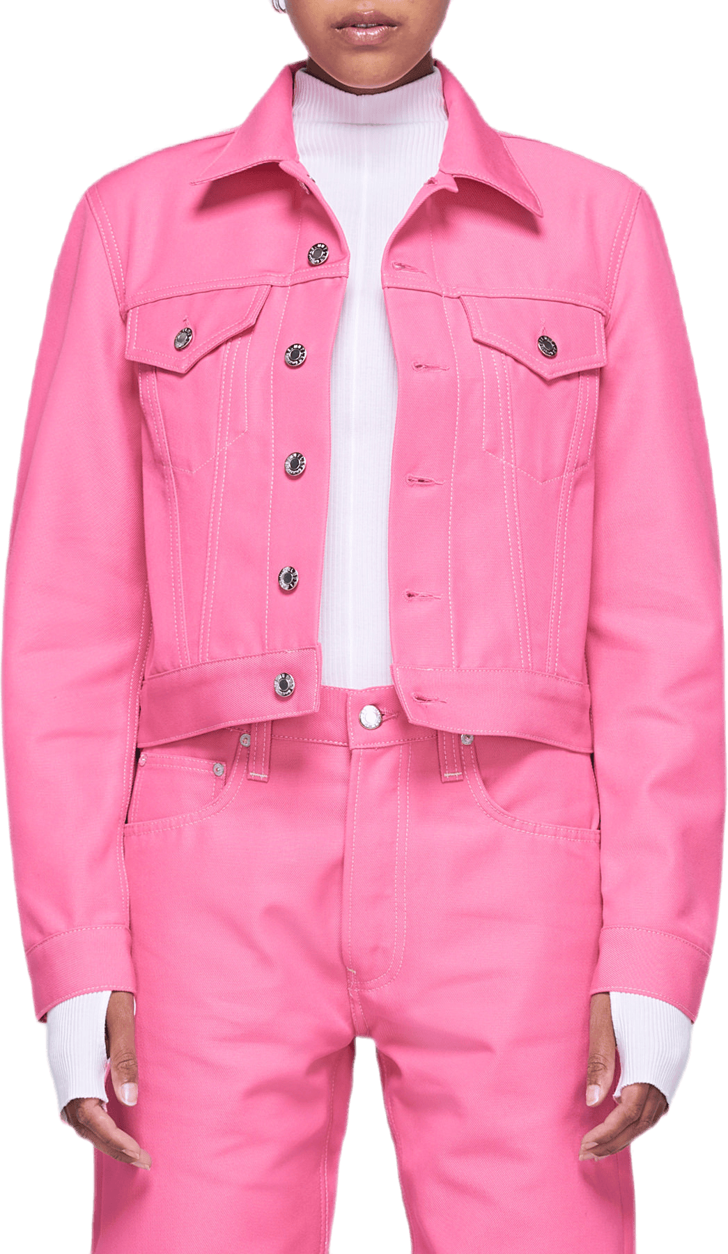 Masc Trucker Jacket Pink