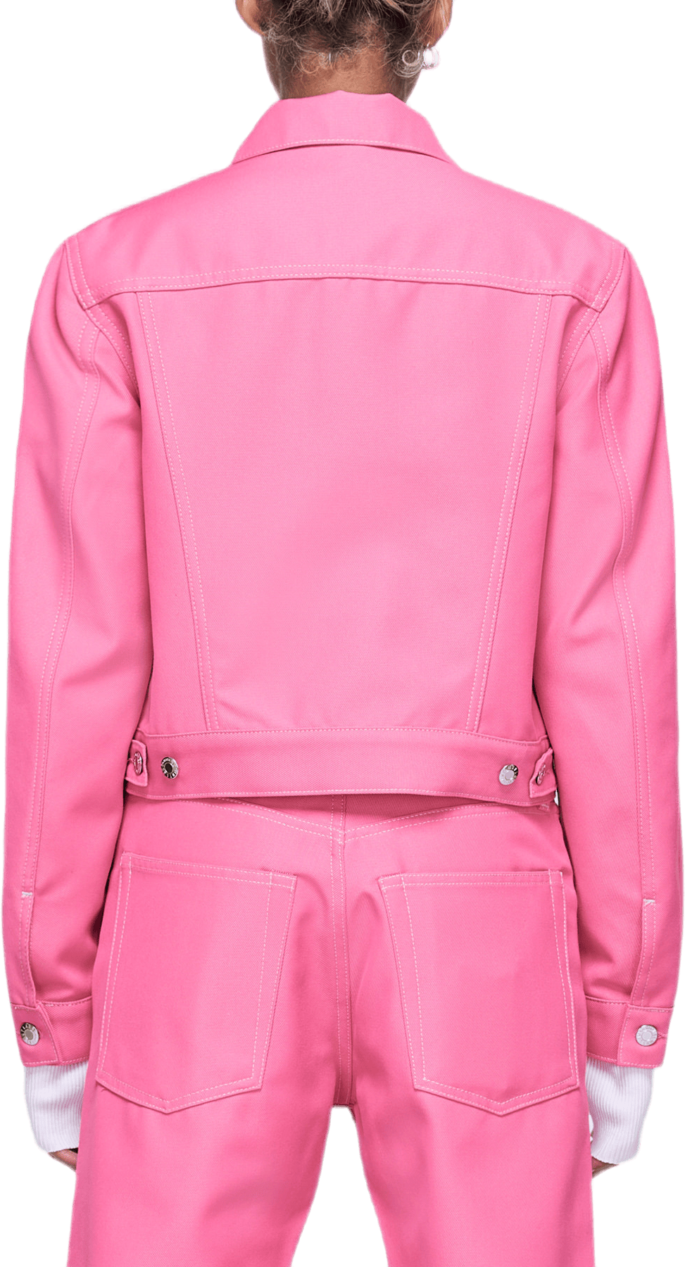 Masc Trucker Jacket Pink - Bild 3