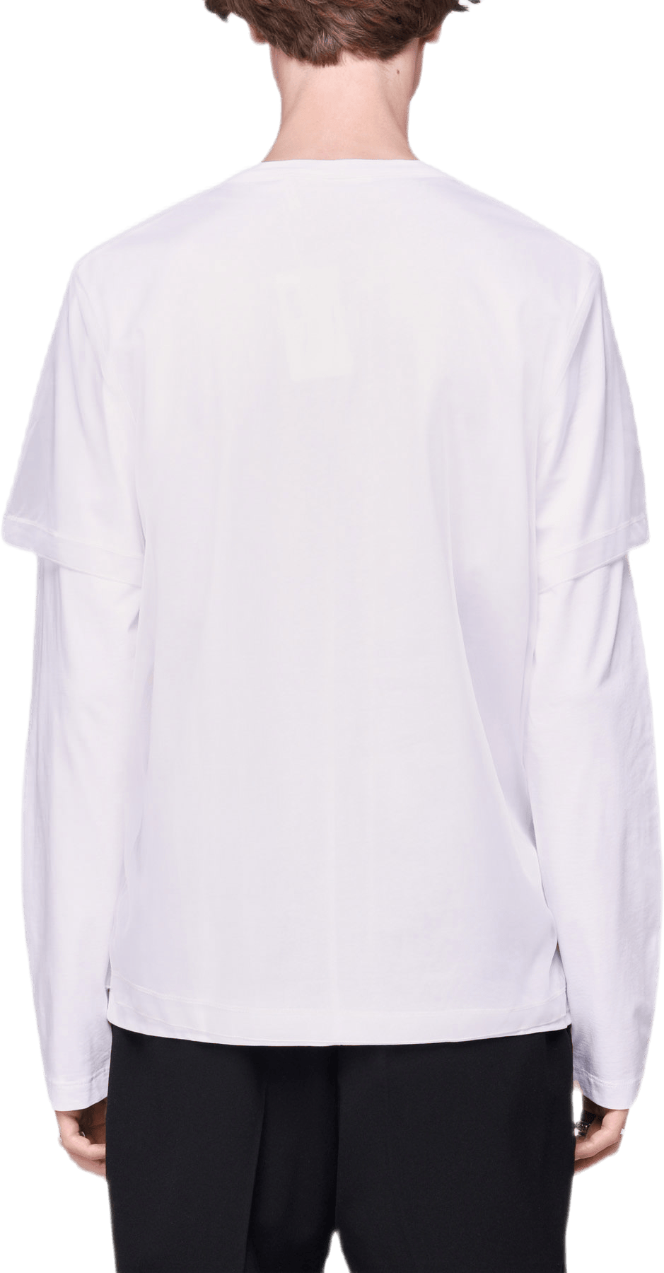 Double Long Sleeve Tee White - Bild 3