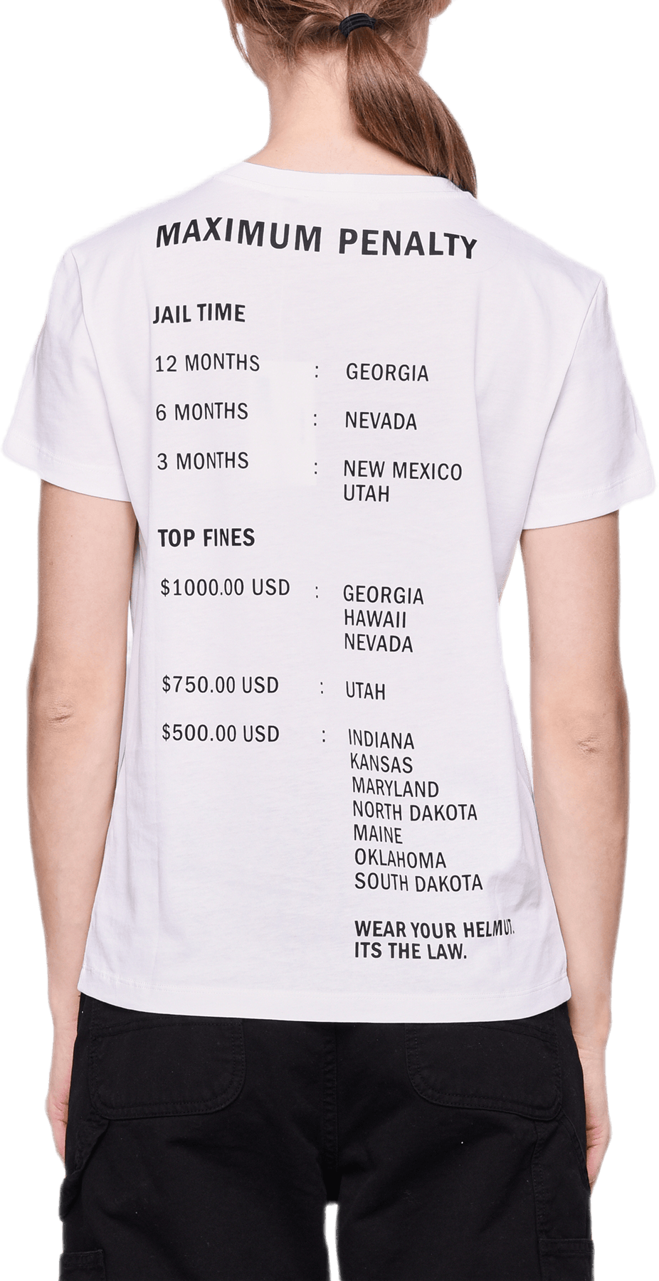 Helmut Laws Tee White - Bild 3