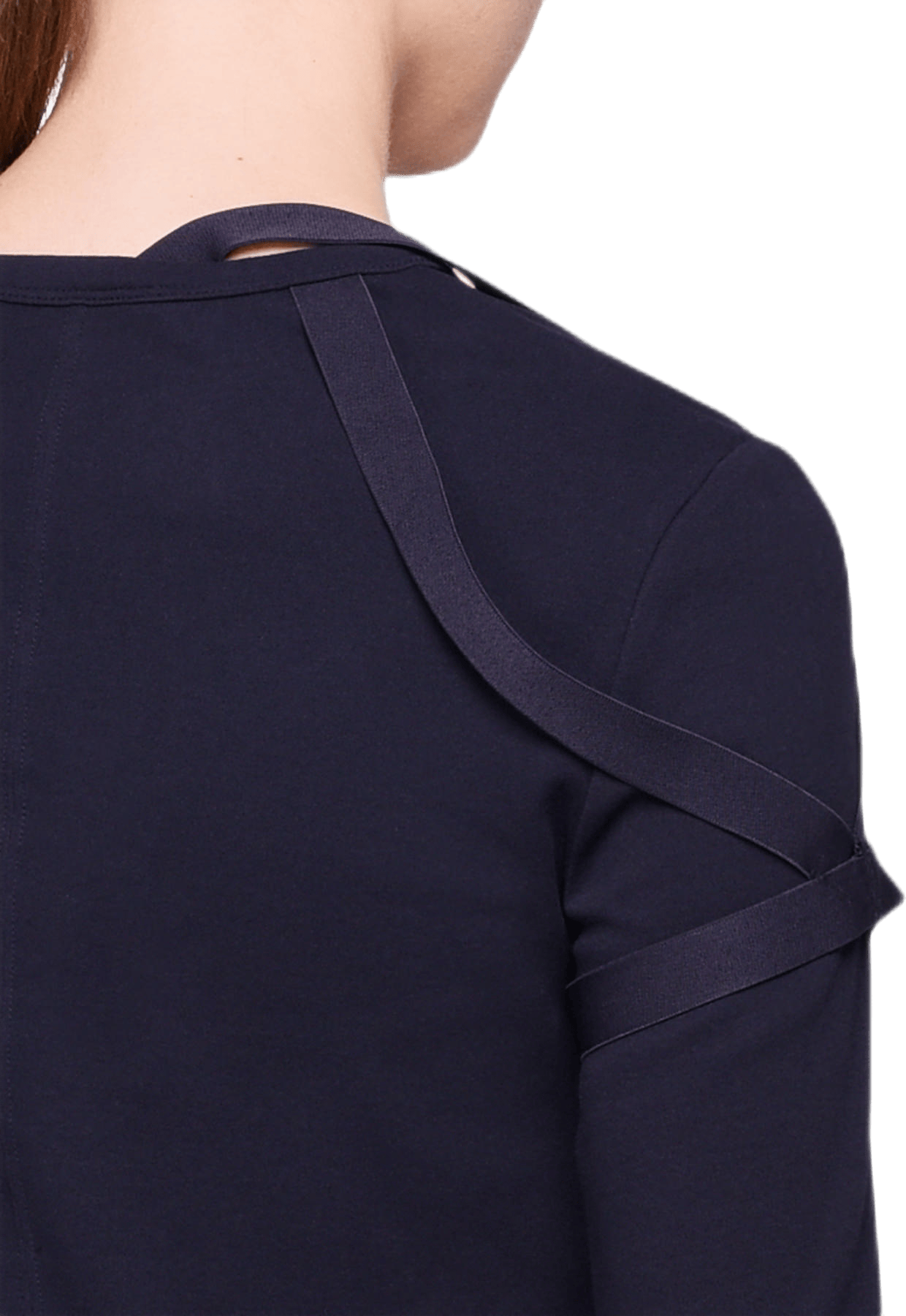 Long Sleeve Harness Dress Blue - Bild 2