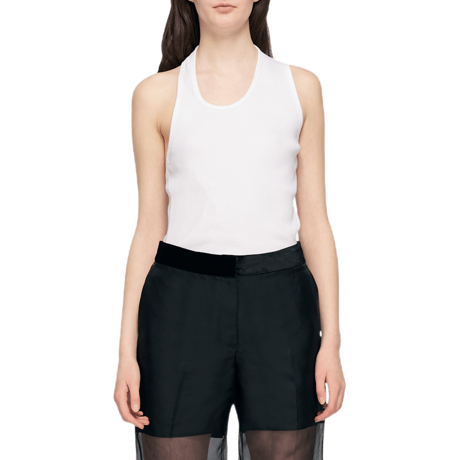 Asymmetric Tank White
