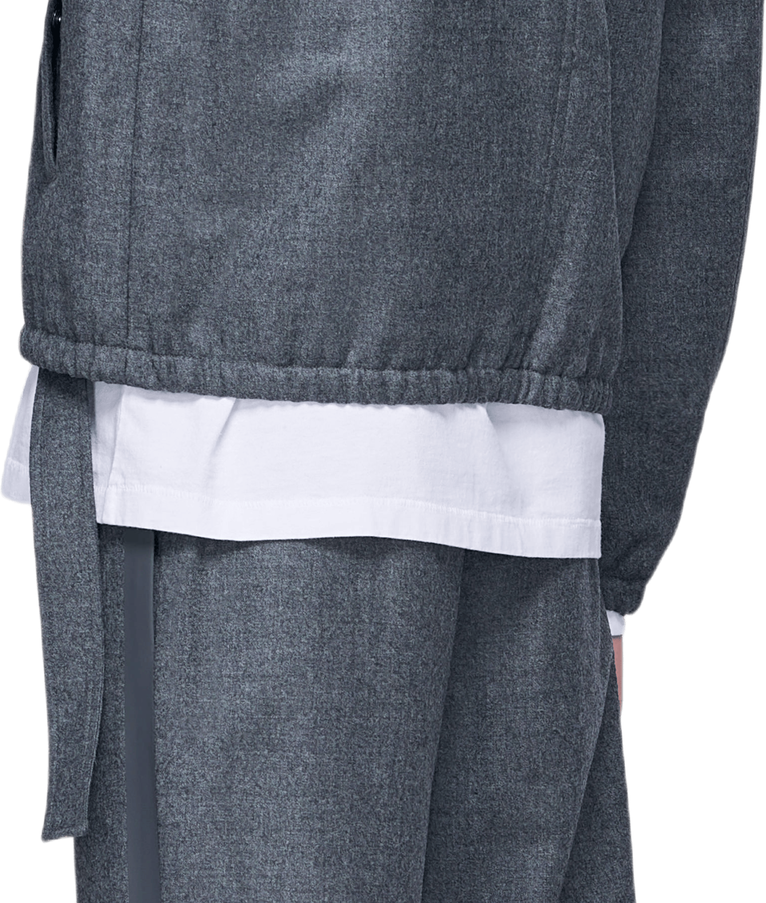 Padded Flannel Bomber Gray - Bild 5