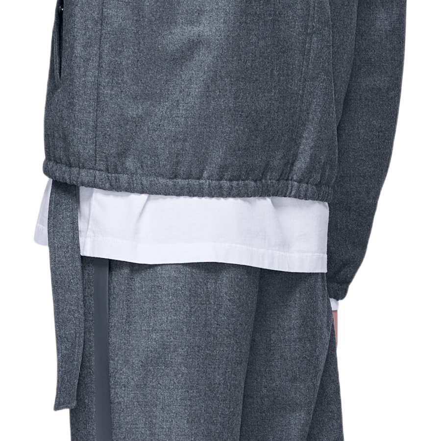 Padded Flannel Bomber Gray - Bild 5