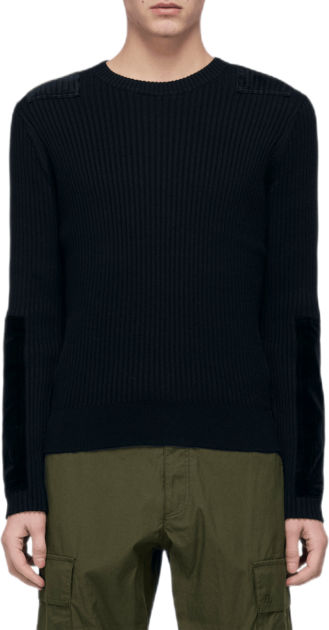 Patch Crewneck Black