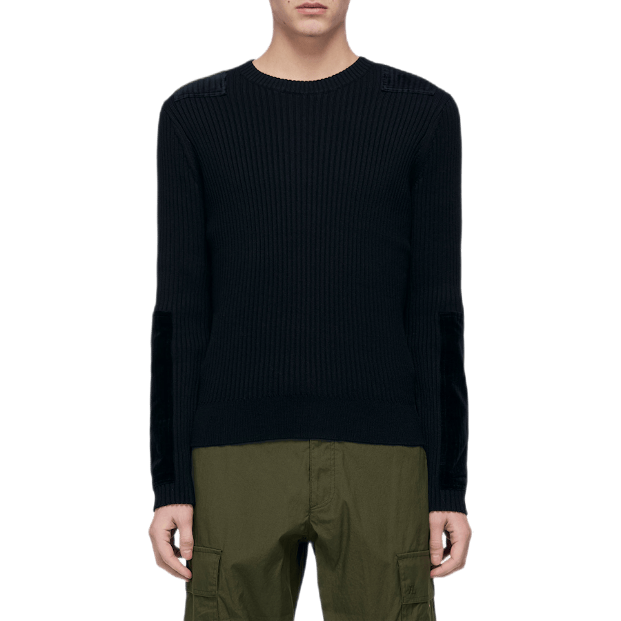 Patch Crewneck Black