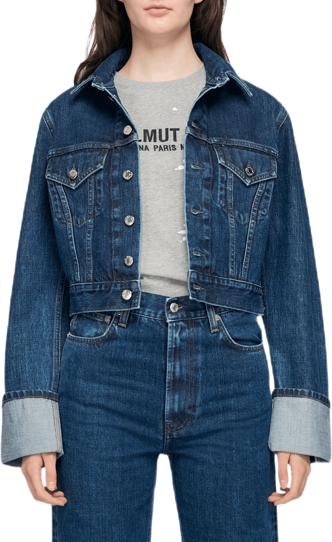 Fem Hi Straight Jeans Black, Female, Vêtements, vestes, Bleu, S