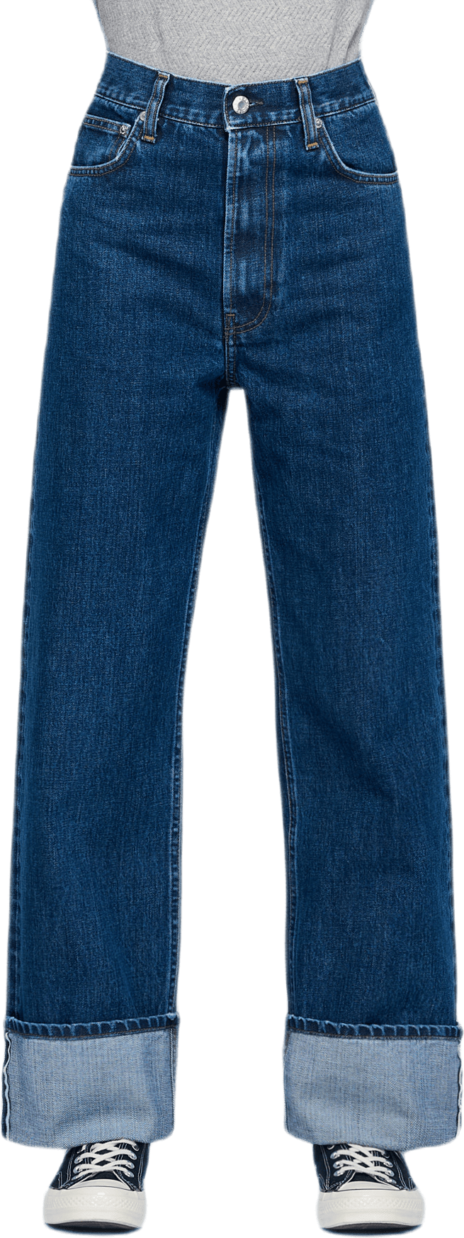 Fem Hi Straight Jeans Blue