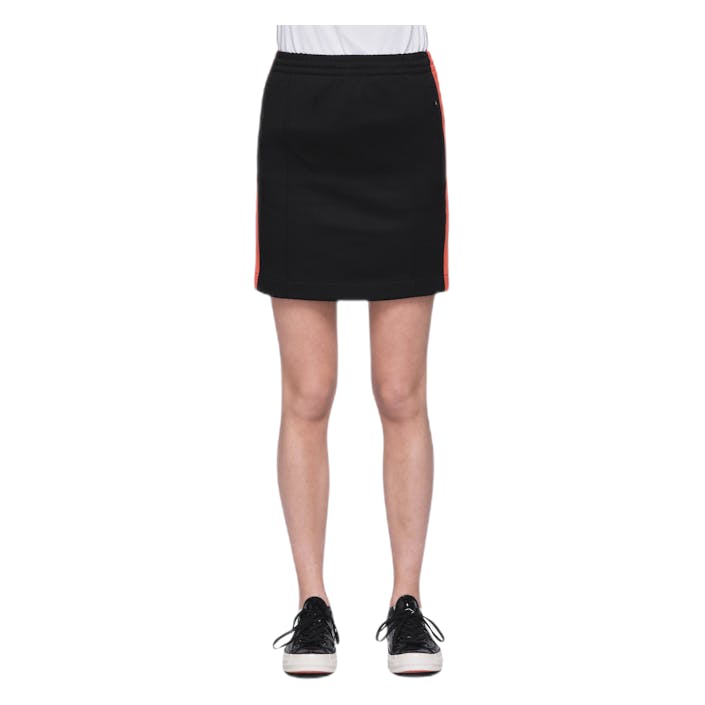 Track Skirt Black, Female, Odzież, spódnice i sukienki, Czarny, XS