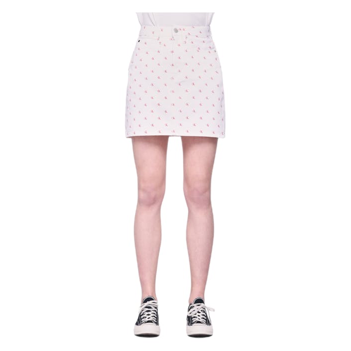 High Rise Mini Skirt White, Female, Abbigliamento, gonne e vestiti, Rosa, W31