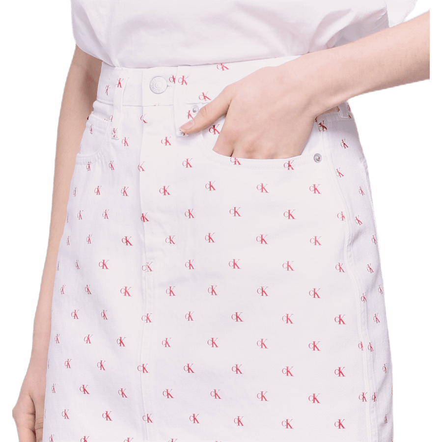 High Rise Mini Skirt White - Bild 2