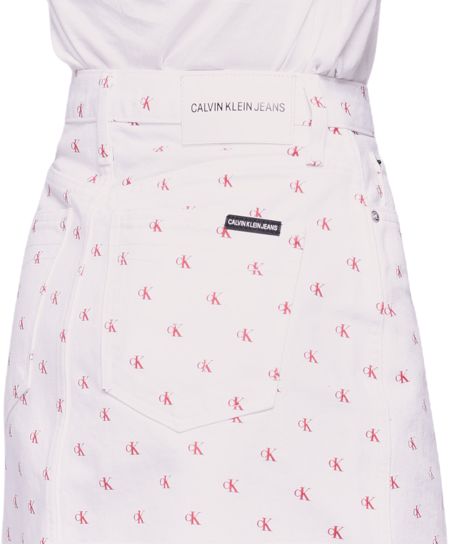 High Rise Mini Skirt White - Bild 4