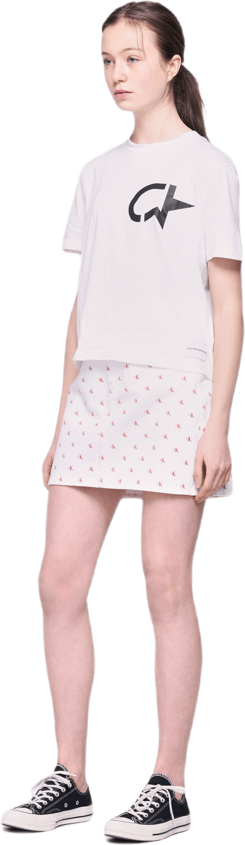 High Rise Mini Skirt White - Bild 5