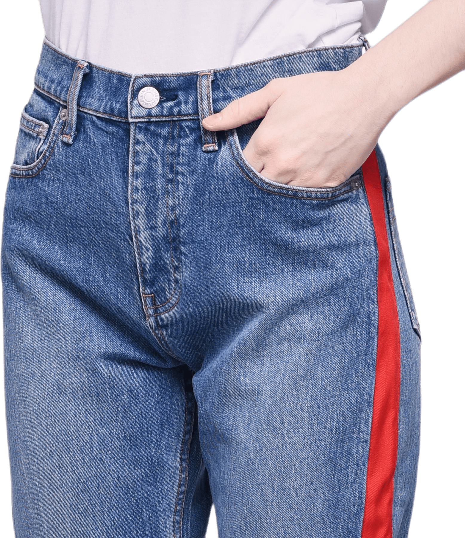 020 High Rise Jeans Blue - Bild 2