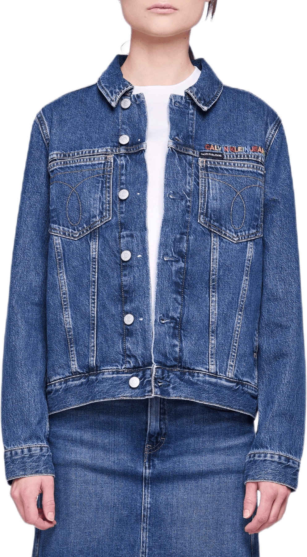 Omega Embroidered Trucker Gray