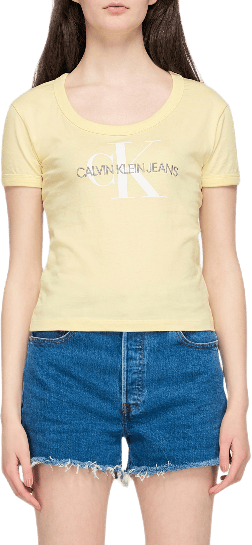 Vegetable Dye Monogram Baby Te Yellow