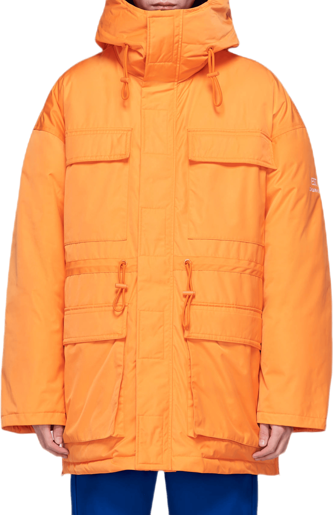 Graphic Parka Orange