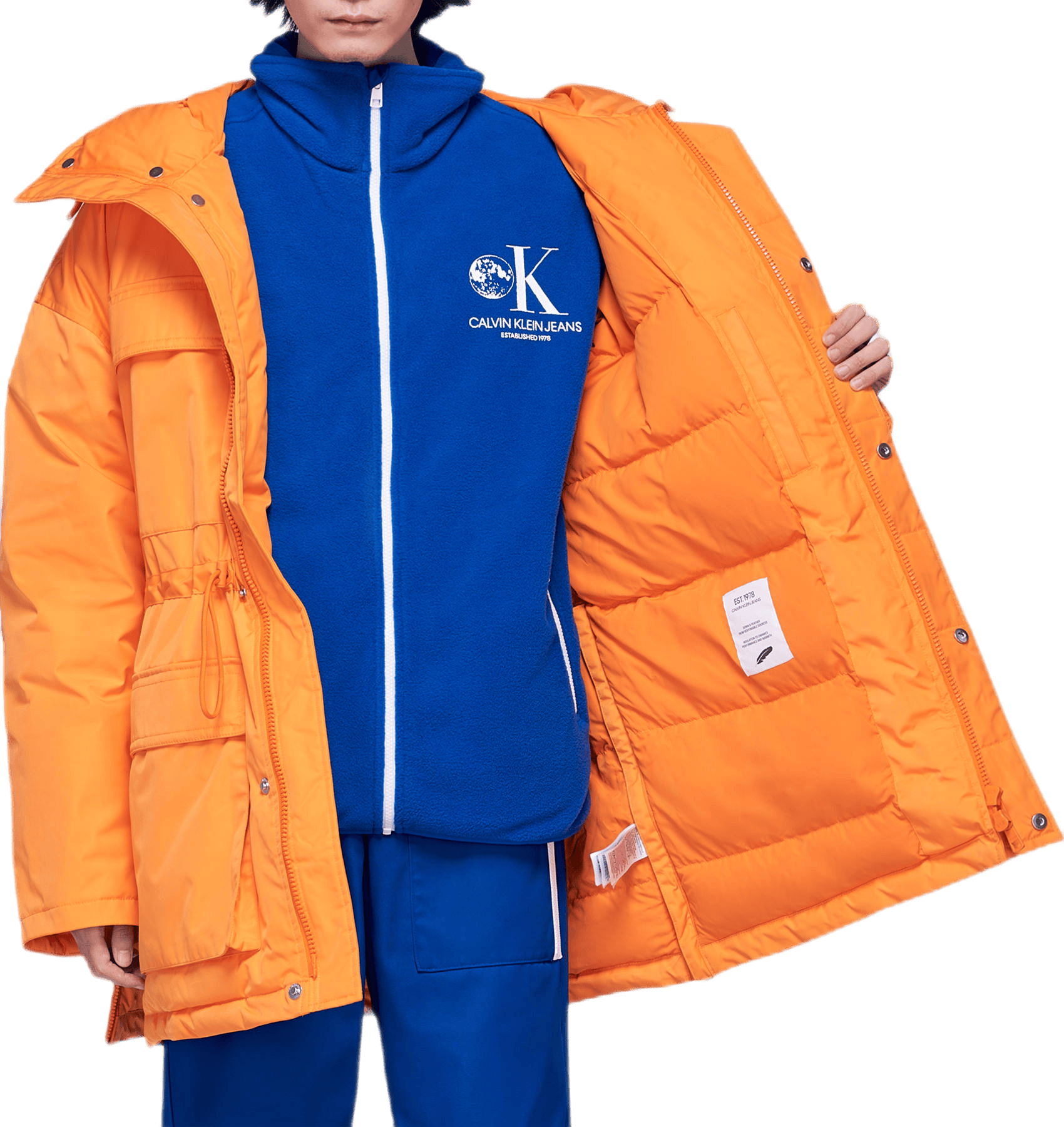 Graphic Parka Orange - Bild 7