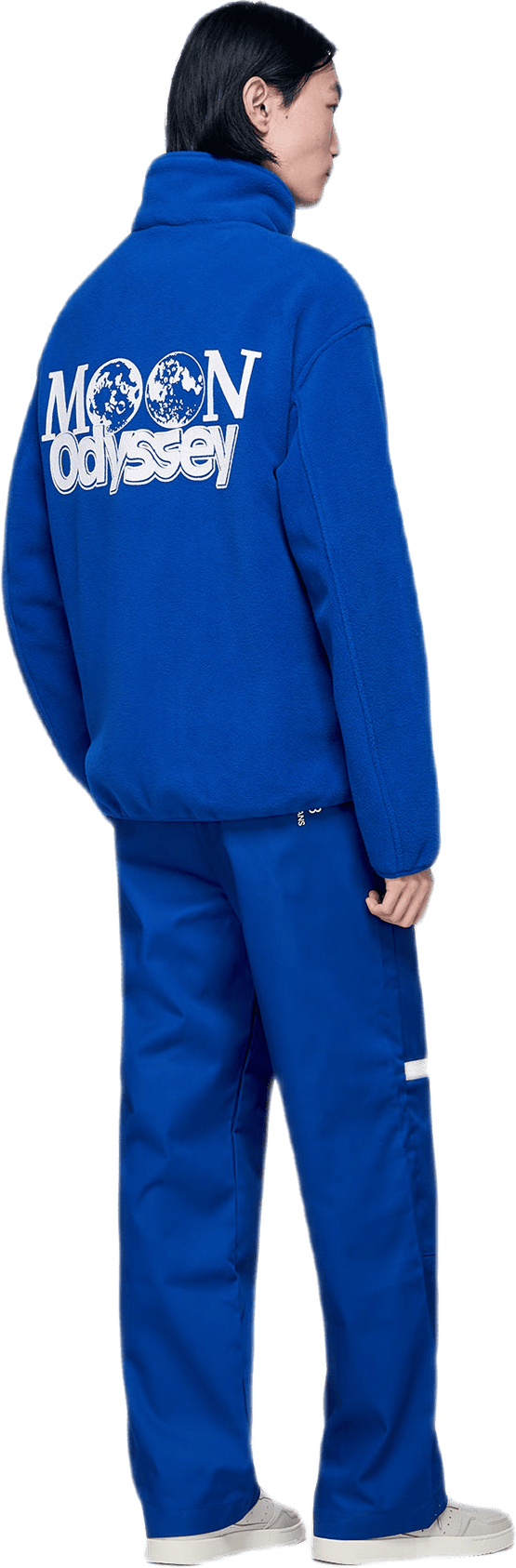 Graphic Fleece Jacket Blue - Bild 3