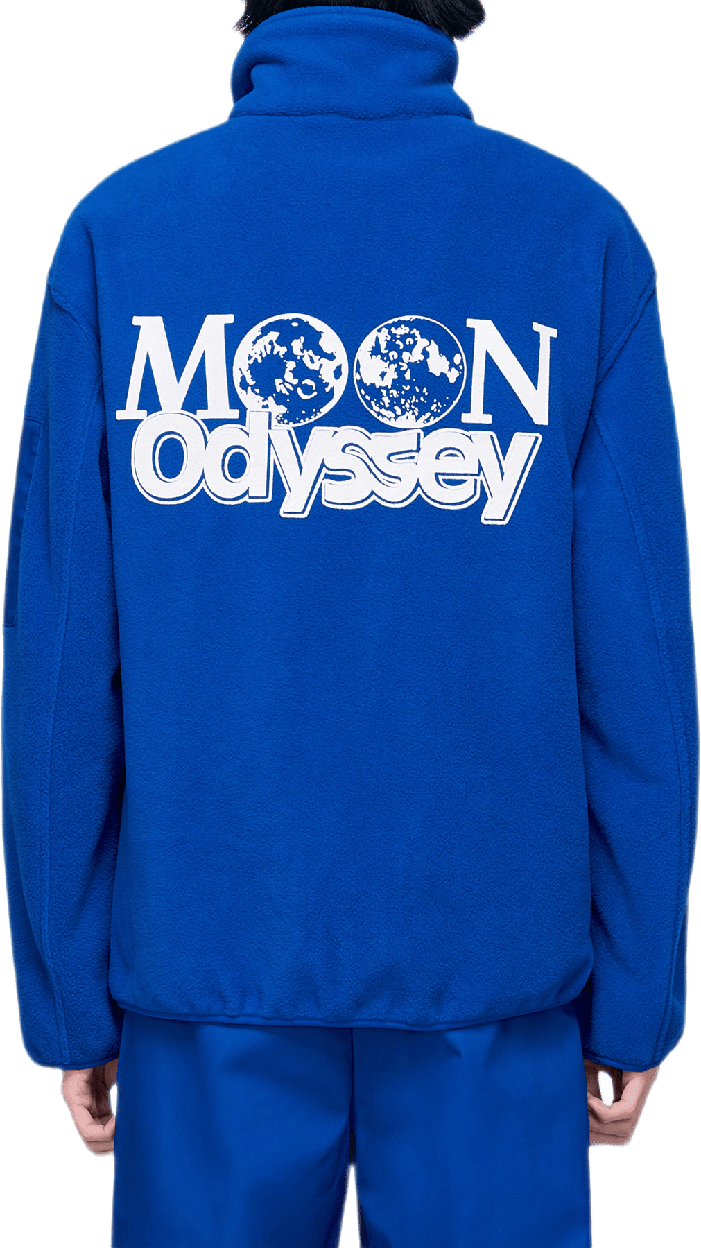 Graphic Fleece Jacket Blue - Bild 4
