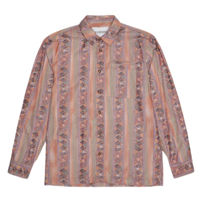 Boxy Shirt Red, Male, Vêtements, Chemises, Rose, XL