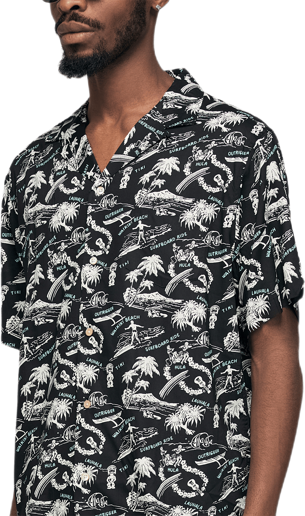 Okole Maluna Camp Shirt Black - Bild 2
