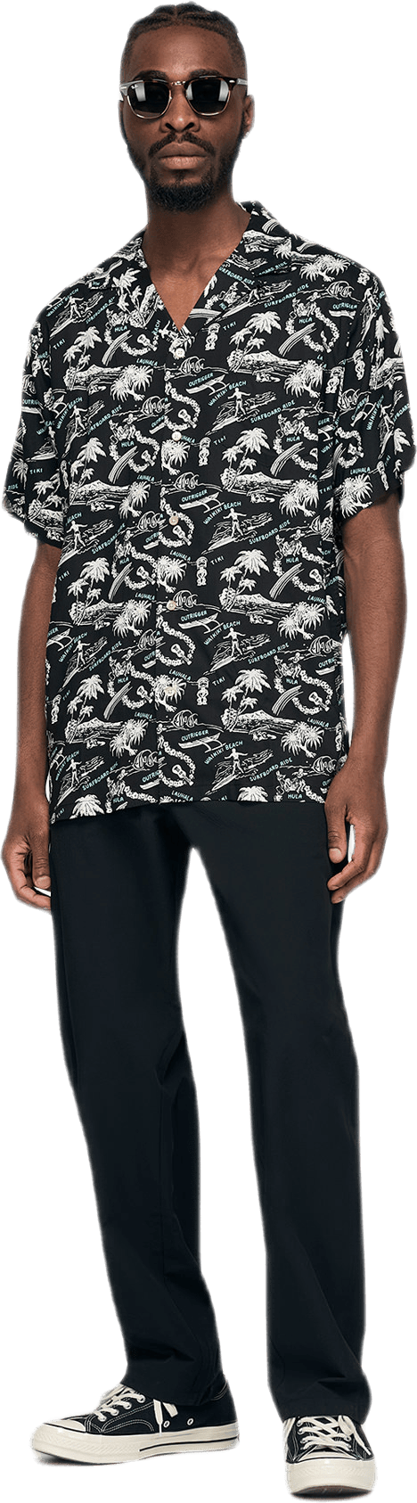 Okole Maluna Camp Shirt Black - Bild 4