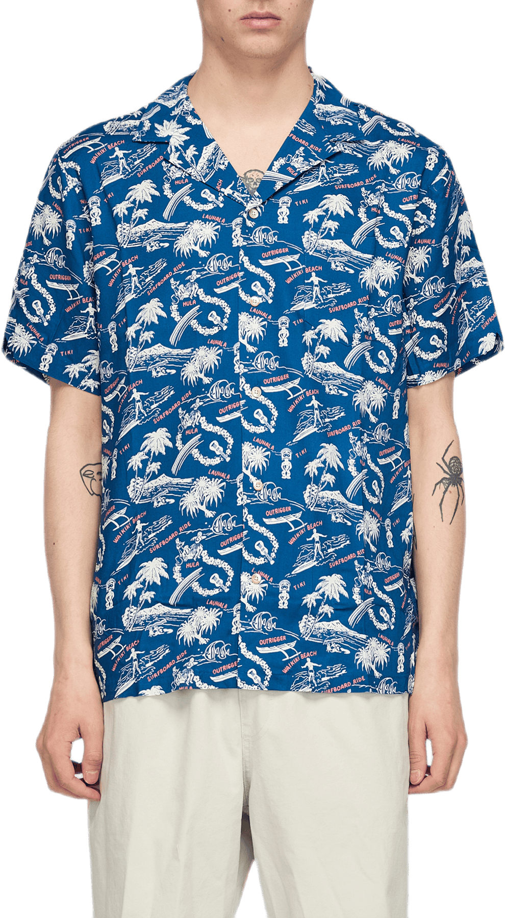 Okole Maluna Camp Shirt Blue