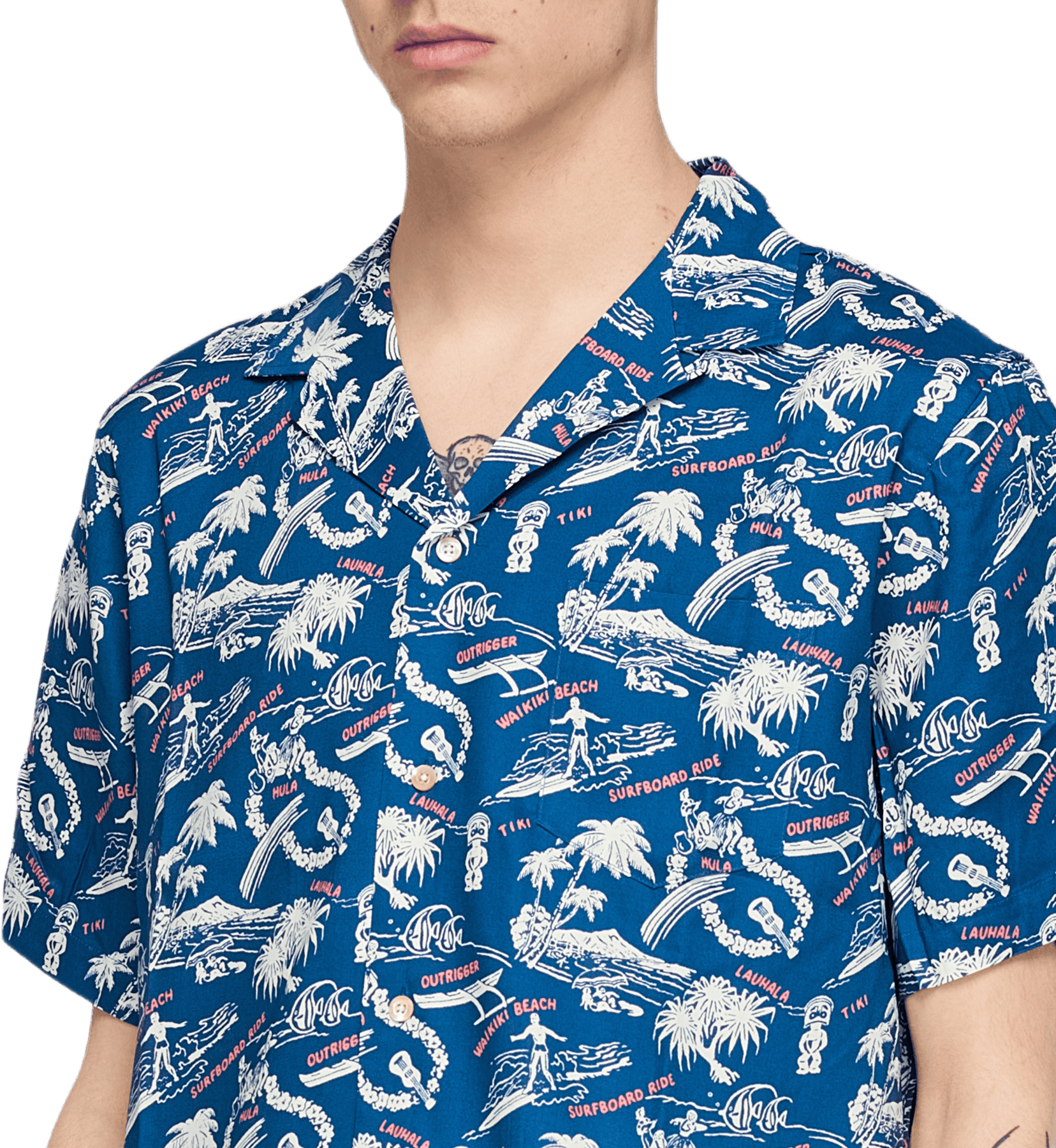 Okole Maluna Camp Shirt Blue - Bild 4