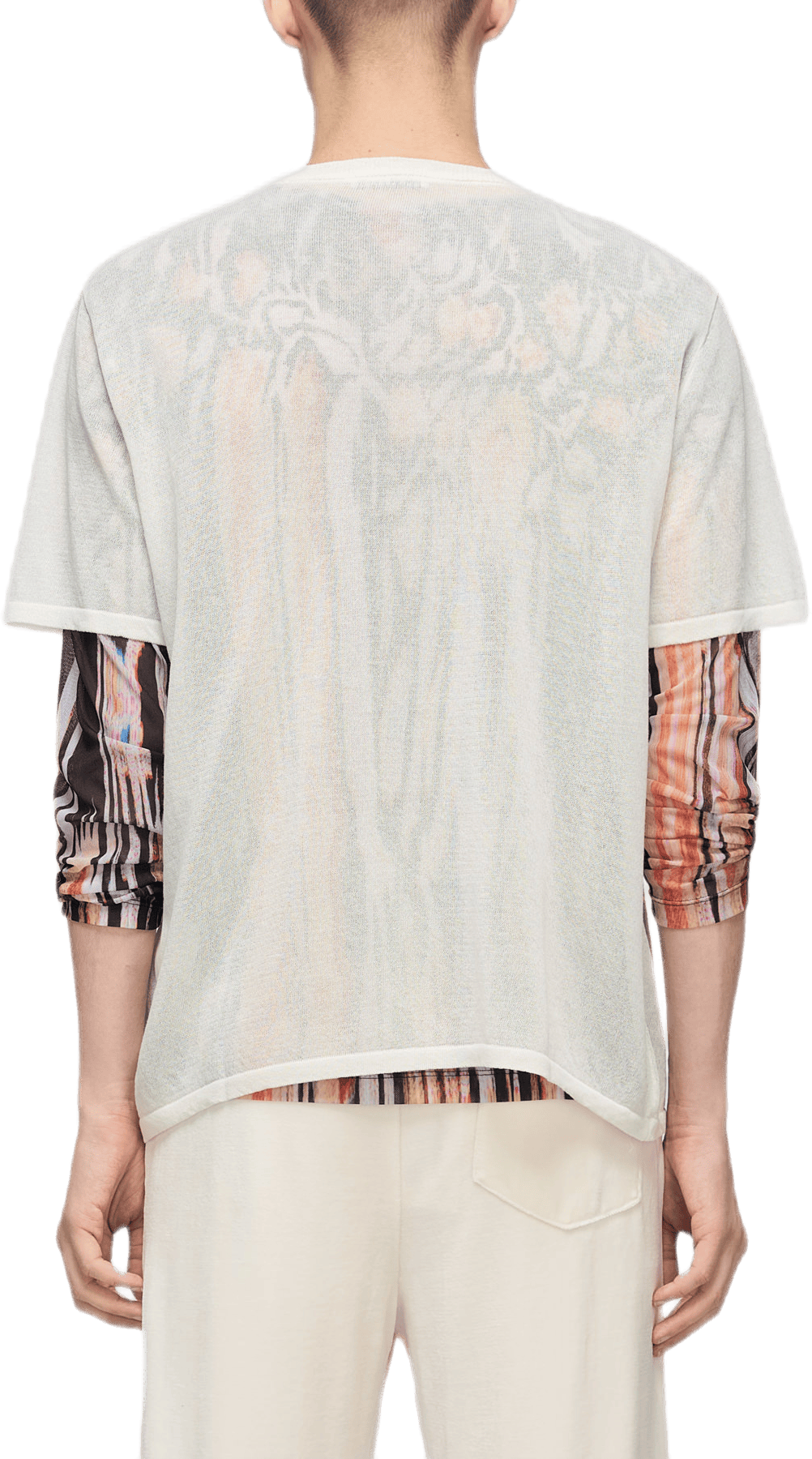 Knitted Box Tee White - Bild 4